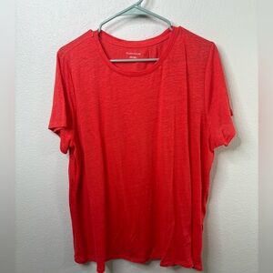 NWT-Eileen Fisher 100% Organic Linen T-Shirt Size Large